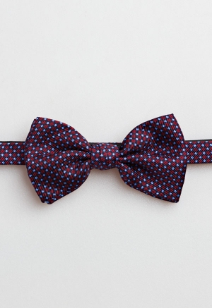 Hiroo Plaid Silk Bow Tie -...