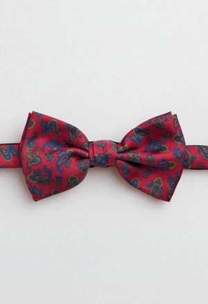 Trastevere Red Paisley Bow Tie