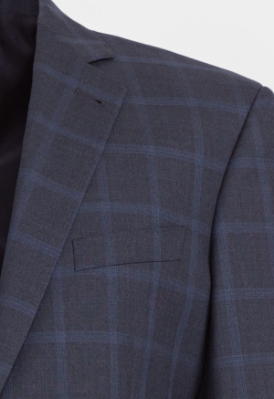 Ginza Checkered Wool Blazer