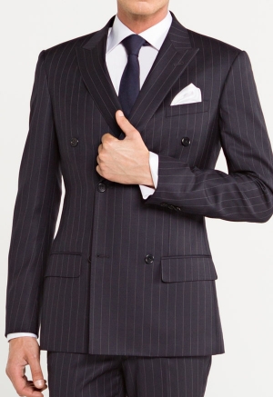 Brera Pinstriped Wool Blazer