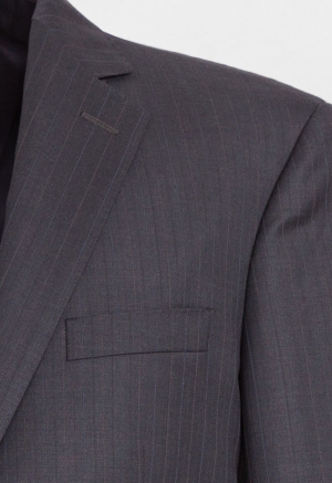 Carouge Pinstriped Wool Blazer