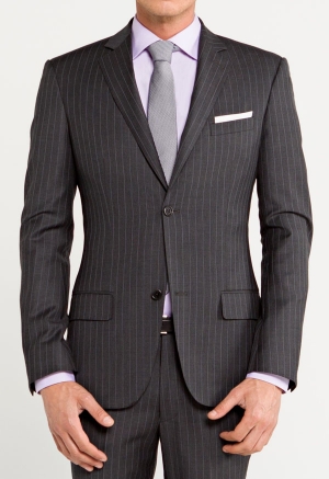 Bellavista Pinstriped Wool...