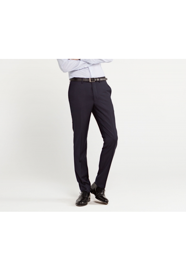Navy Blue Ankle Length Trousers