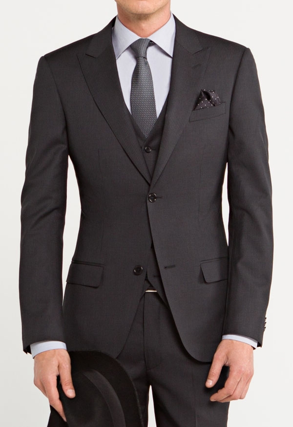 Two-piece Grey Suit in Wool...