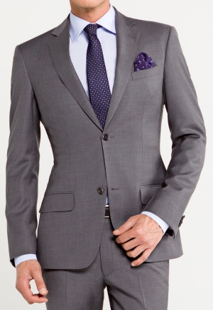 Light Grey Suit in Wool...