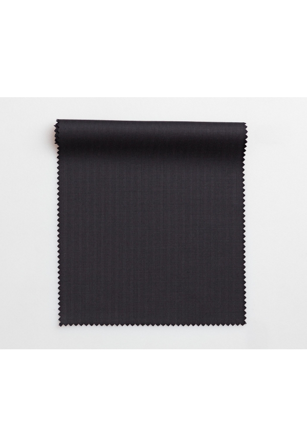 Tailored Charcoal Grey Herringbone Suit in Wool Altstadt Mansolutely