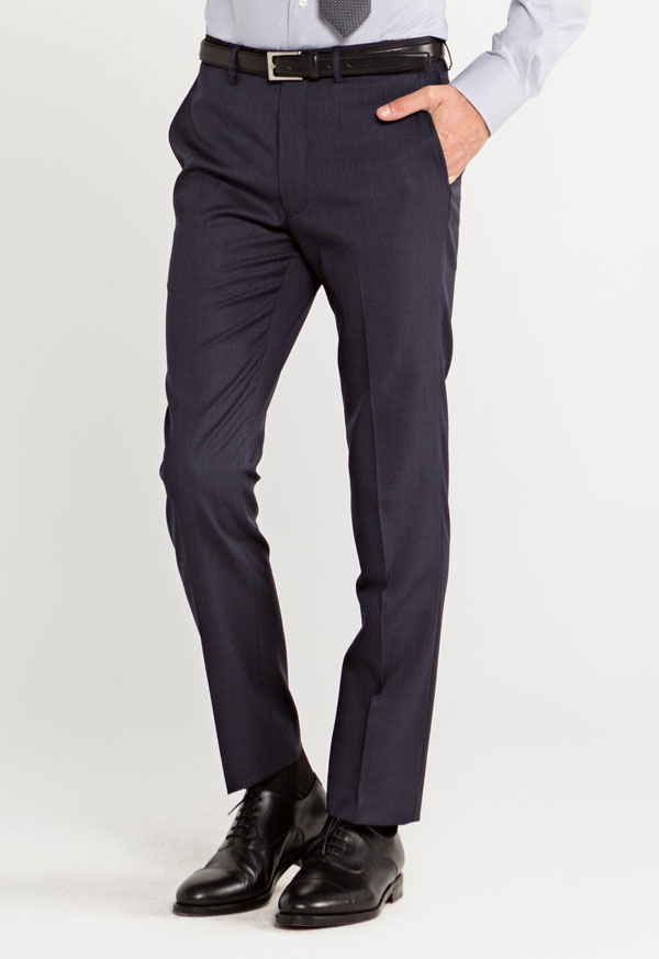 Pantalón Azul de Lana Fletcher