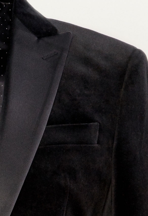 Savile Black Cotton‑Silk...
