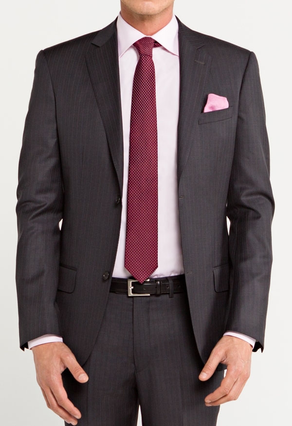 Carouge Pinstriped Suit