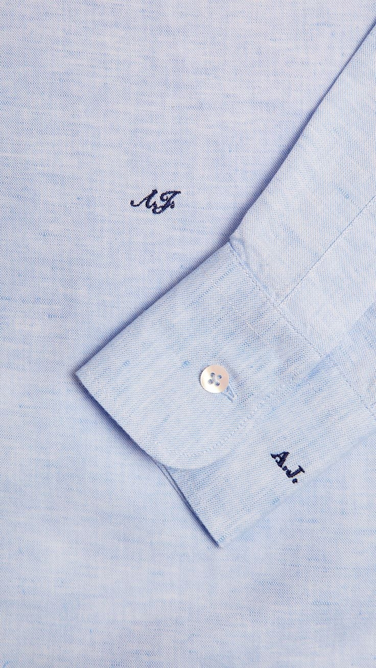 Hand-Embroidered Initials