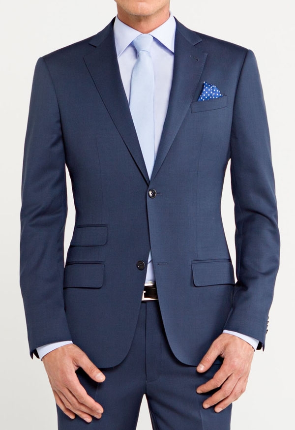 Olavide Wool Blue Suit