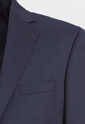 Backbay Chalk‑Striped Wool...