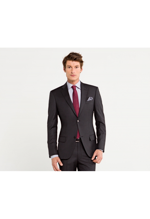 Absolute Grey Wool Suit – Super 120’s Tailored Fit | Mansolutely
