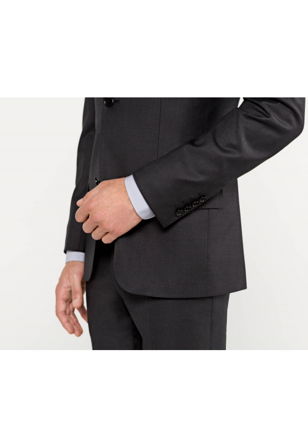 Absolute Grey Wool Suit – Super 120’s Tailored Fit | Mansolutely
