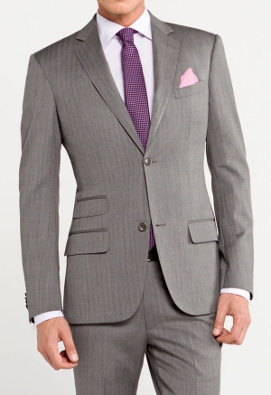 Monti Herringbone Suit