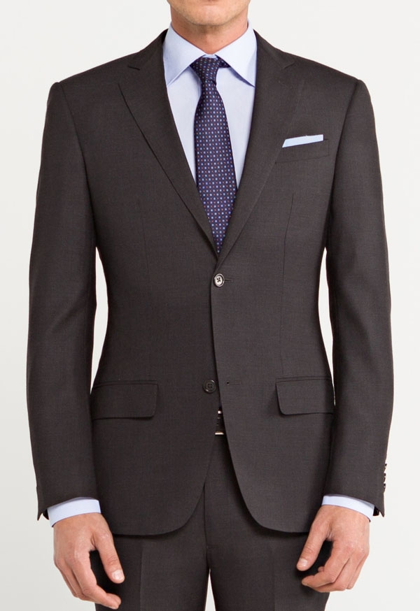 Cole Textured Wool Suit
