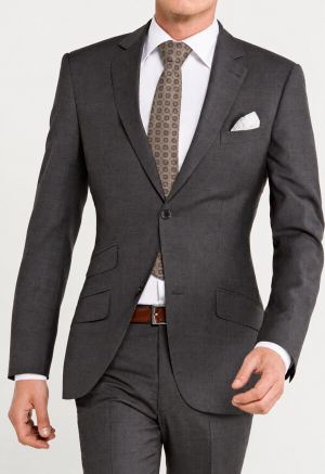 Brown Silk tie with Vintage...