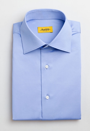 Blue Cotton Haussmann Shirt