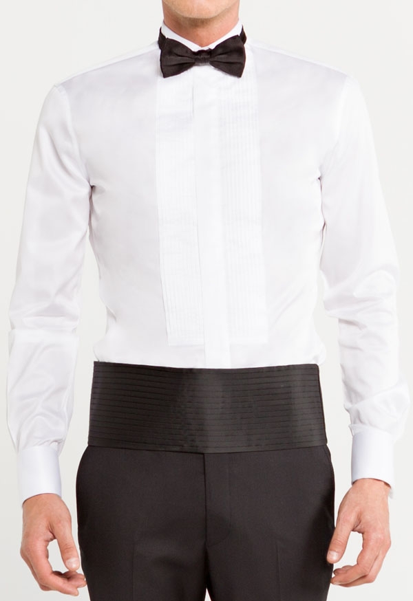 Hudson Cotton Tuxedo Shirt